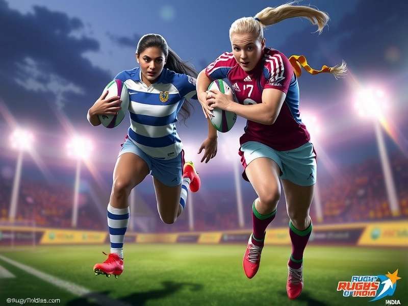 Concept art for upcoming Women's Rugby League mode in Rugby Stars Of India